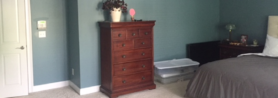 White and Bright Bedroom Transformation- Before Photo