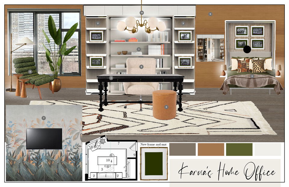 Elegant Modern Office & Guest Room Remodel Casey H. Moodboard 2 thumb