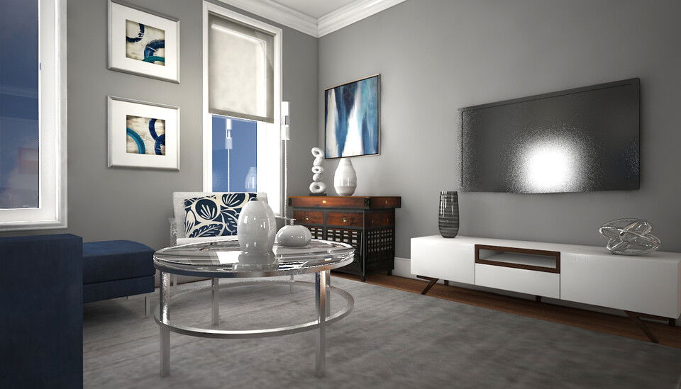Online Designer Living Room 3D Model 6