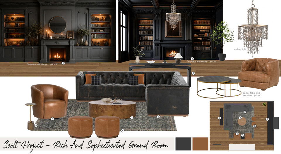 Moody Eclectic Home Design Maya M. Moodboard 1 thumb