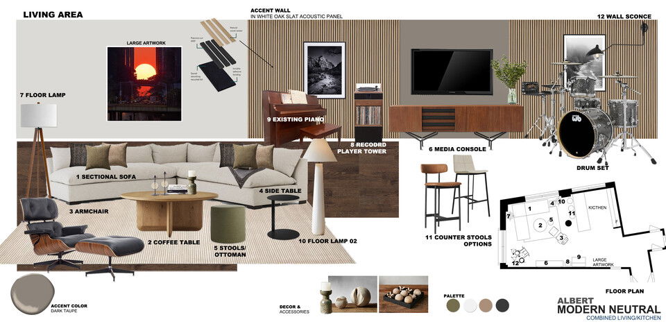 Modern Neutral Transformation  Ibrahim H. Moodboard 2 thumb