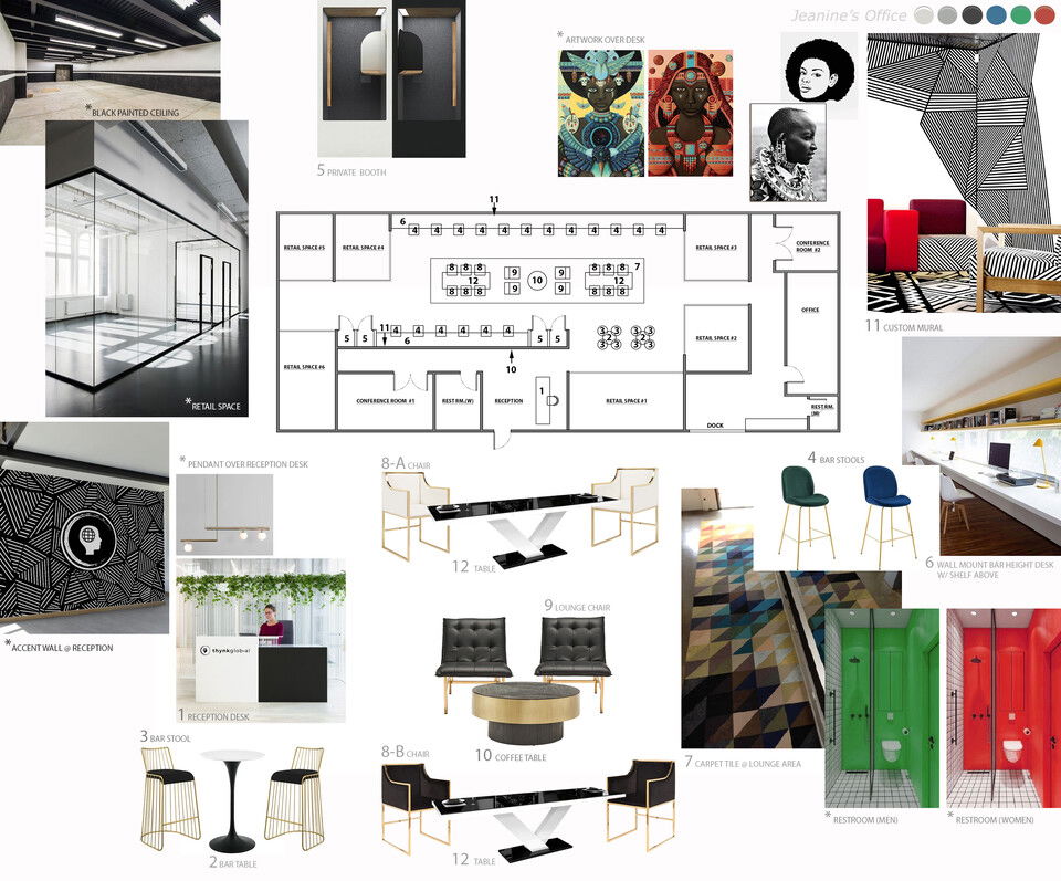 Bright Open Concept Business Office Design  Jessica S. Moodboard 1 thumb