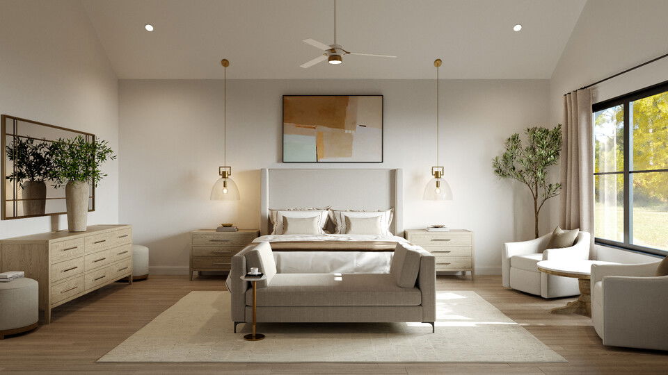 Modern and Elevated Bedroom Remodel 
