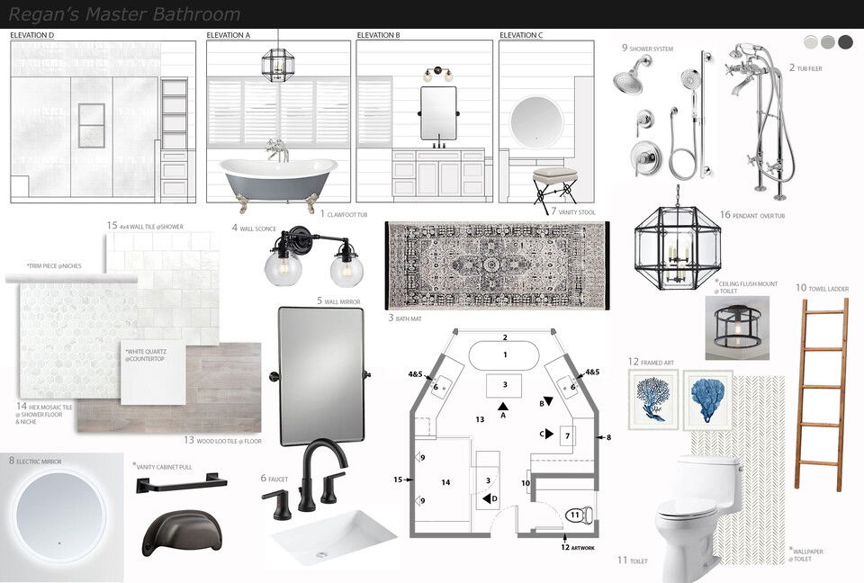 Sophisticated & Sleek Coastal Bathroom Remodel Jessica S. Moodboard 2 thumb