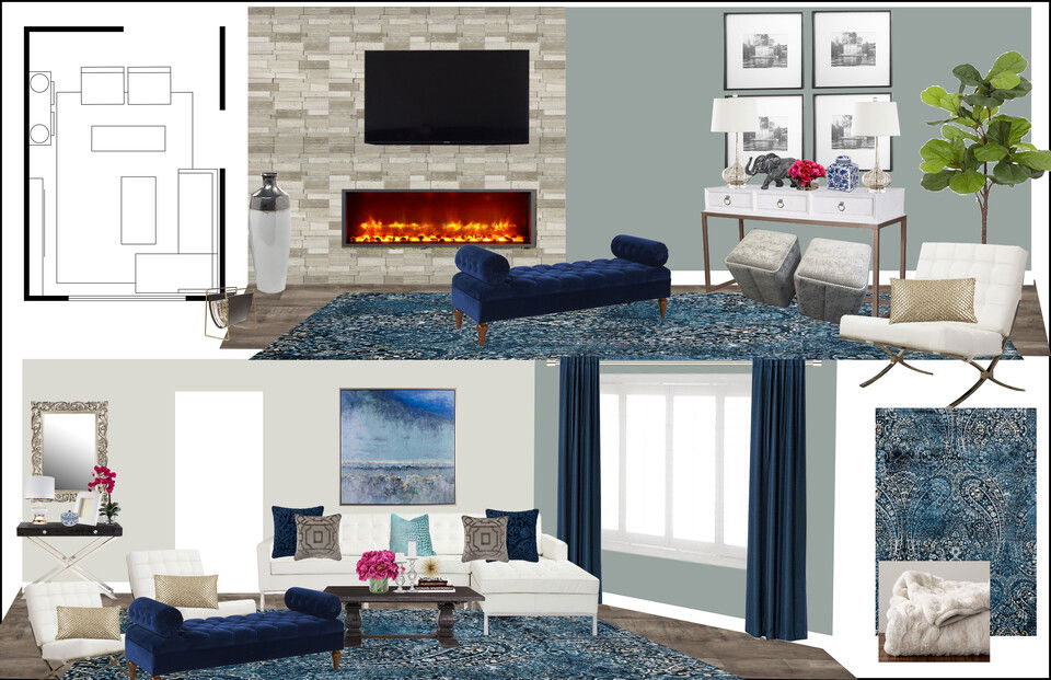 Online Designer Living Room Interior Design Ideas