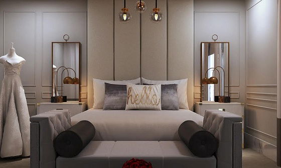 Glamorous Bedroom Suite Interior Design