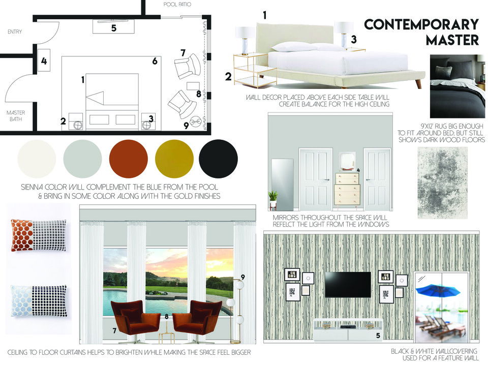 Calm Transitional Bedroom Design LeJavian R. Moodboard 2 thumb