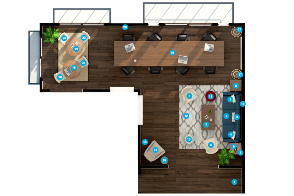 Online Designer Business/Office Floorplan