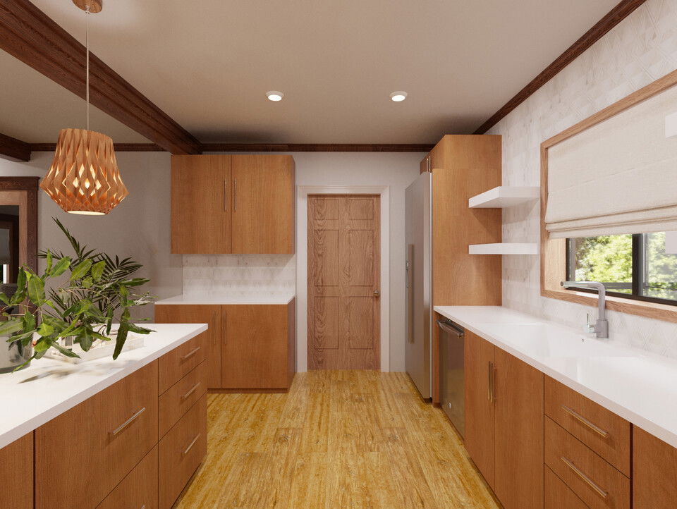 Online Designer Kitchen 3D Model 3