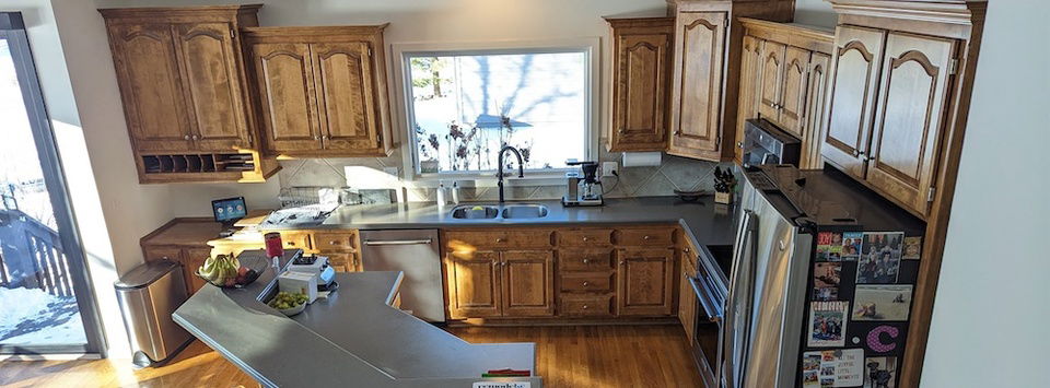 Beautiful Modern Contemporary Kitchen Remodel- Before Photo