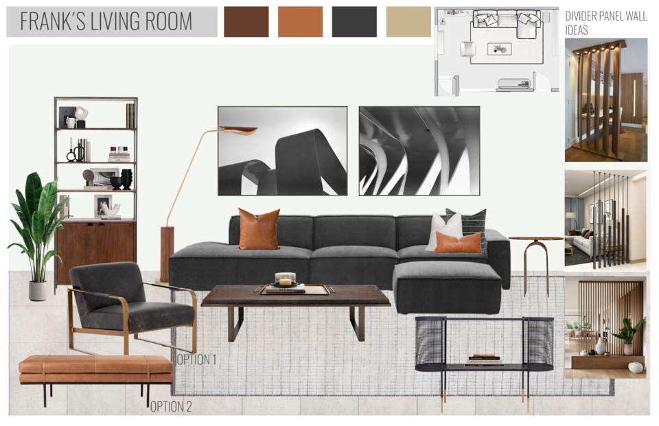 Transformación del hogar industrial moderno masculino Lara D. Moodboard 2 thumb
