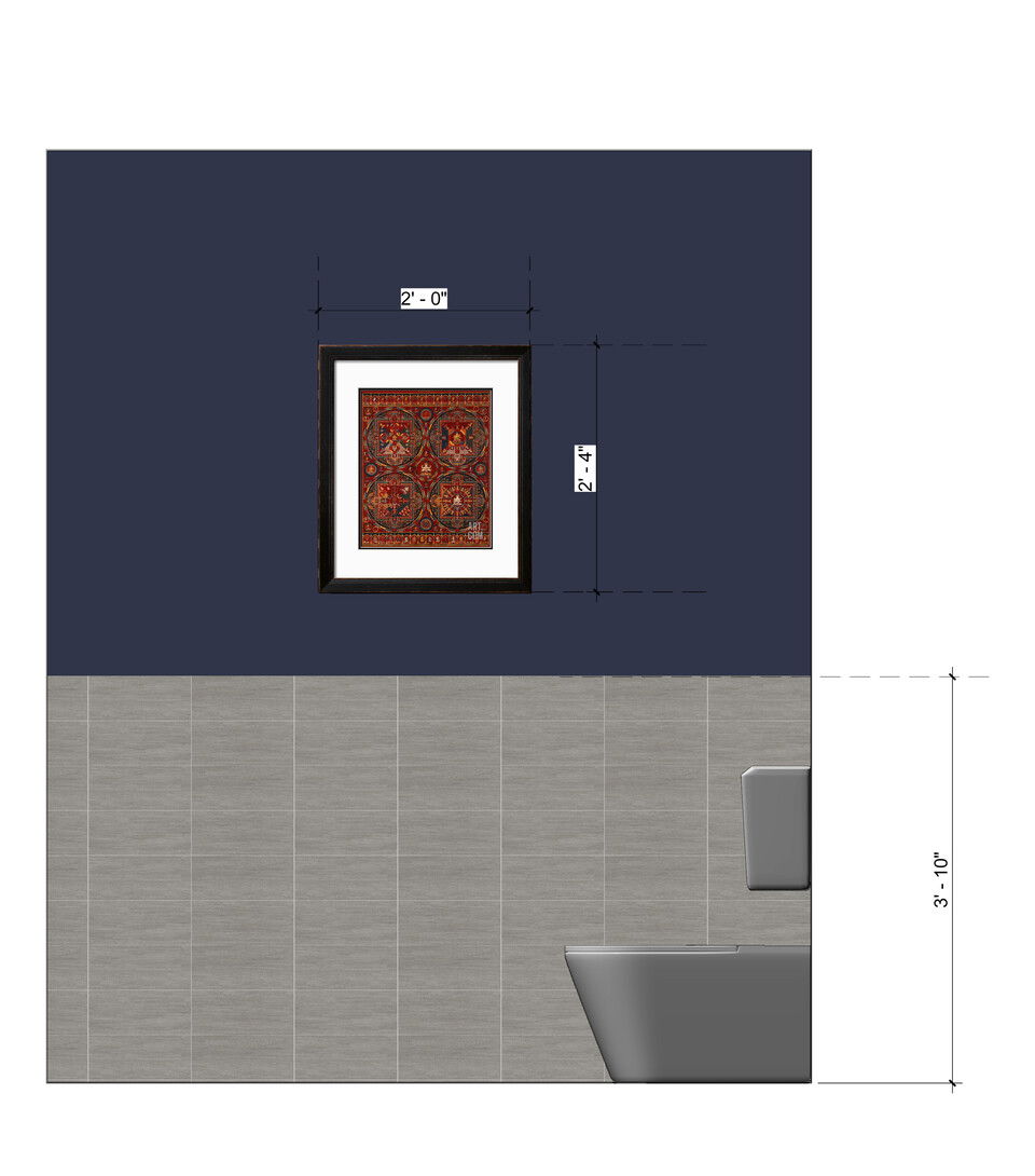 Online Designer Bathroom 3D Model 3
