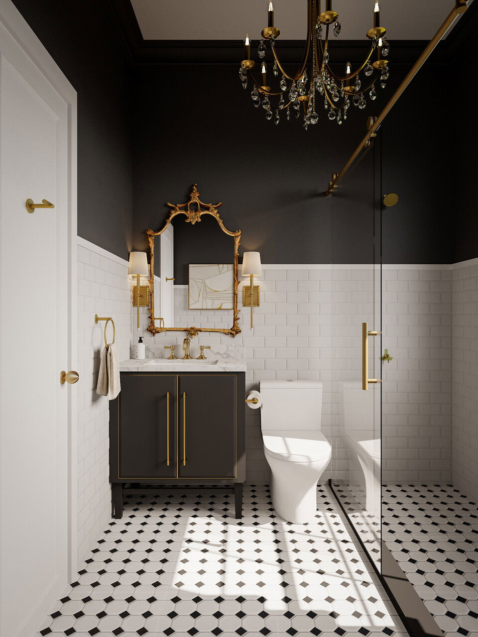 Online Designer Bathroom 3D Model 2