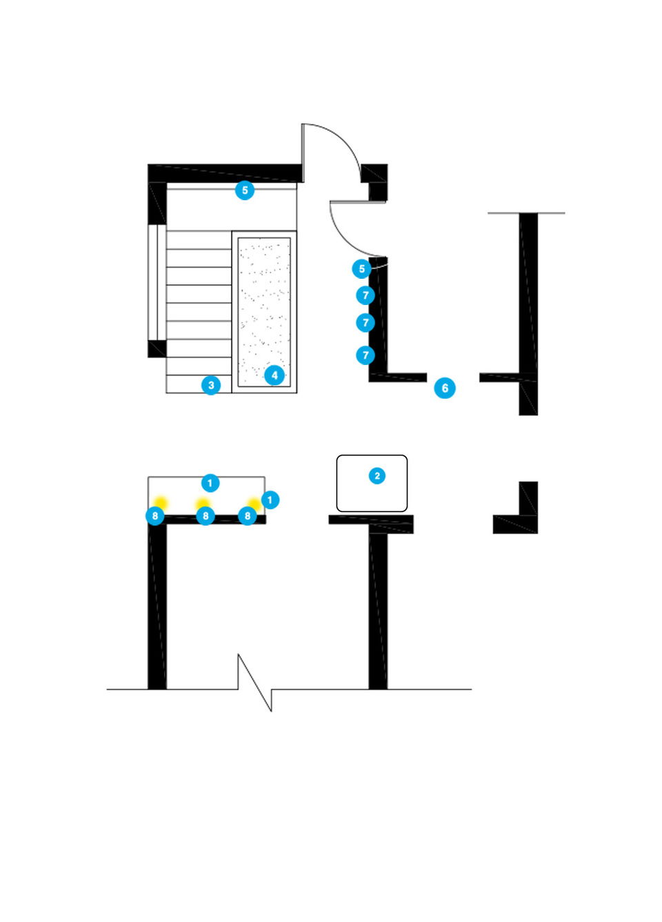 Online Designer Hallway/Entry Floorplan