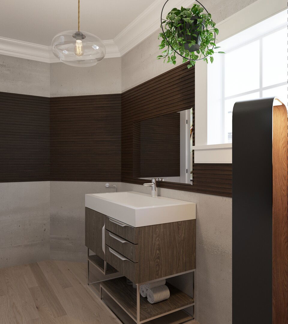 Online Designer Bathroom 3D Model 3