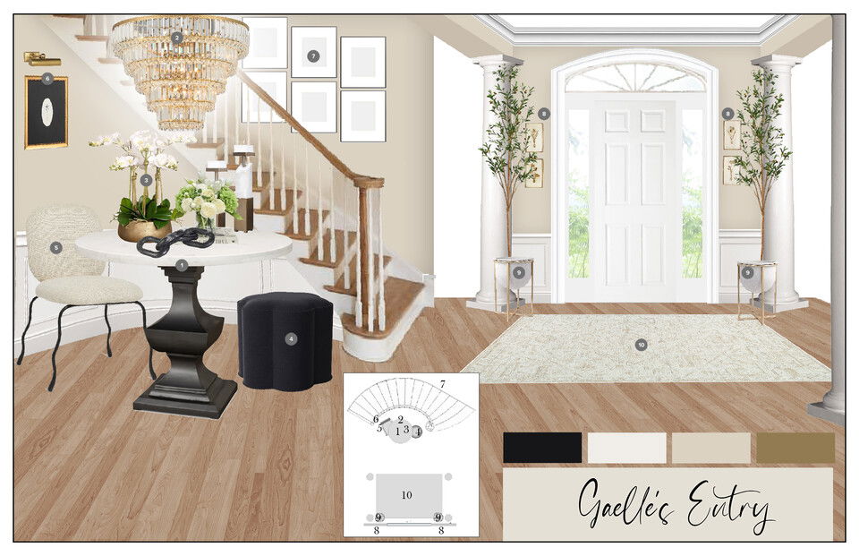 Sophisticated Home Renovation with Timeless Charm Casey H. Moodboard 1 thumb
