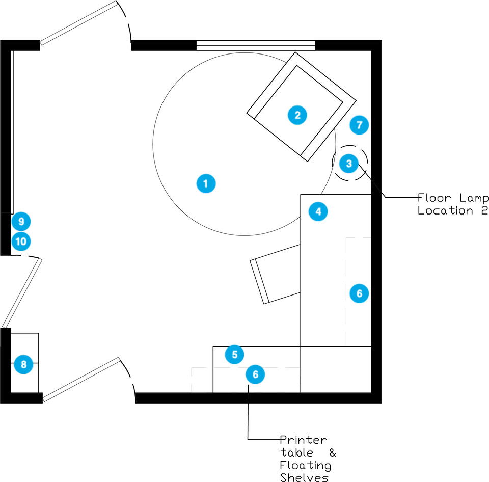 Online Designer Home/Small Office Floorplan