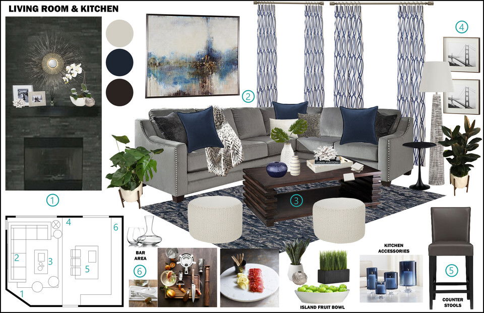 My Modern Living Room Transformation Rachel H. Moodboard 2 thumb