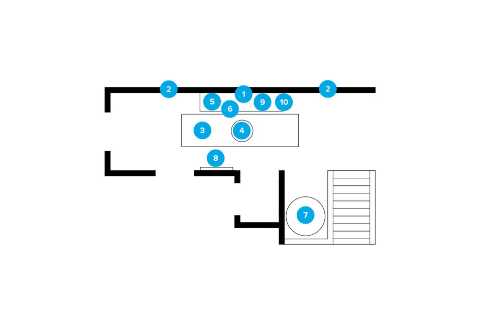 Online Designer Hallway/Entry Floorplan