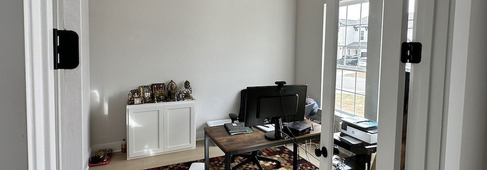 Timeless Modern Home Office Renovation- Before Photo