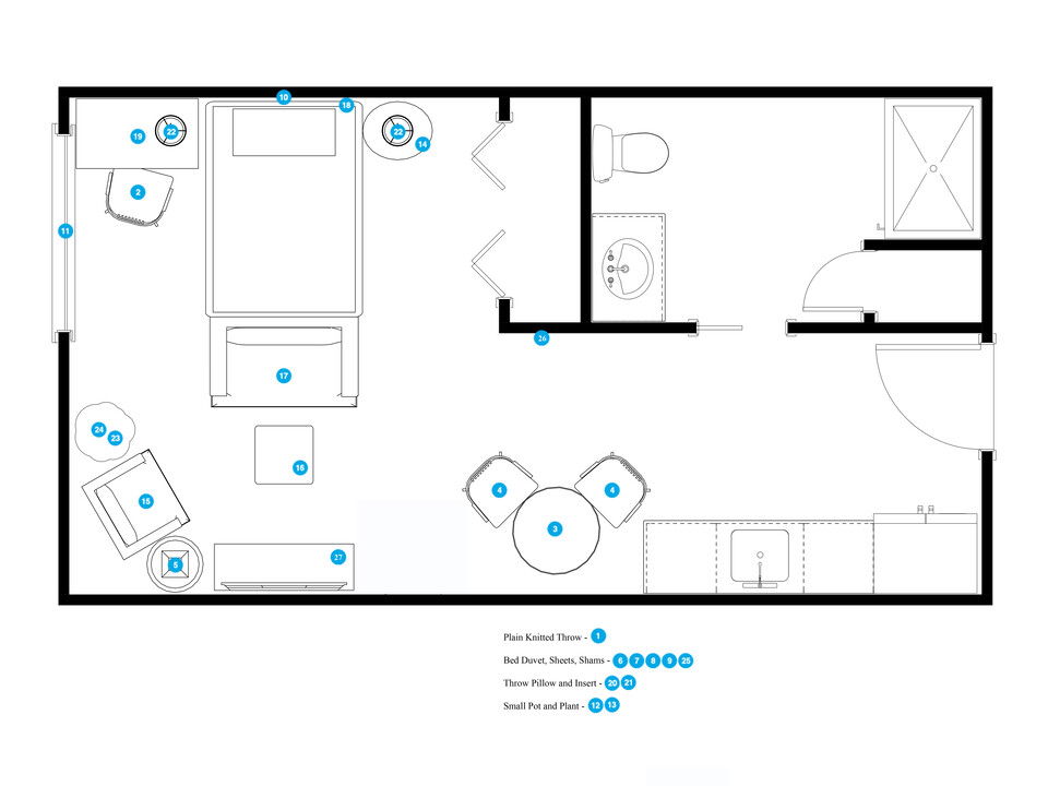 Online Designer Studio Floorplan