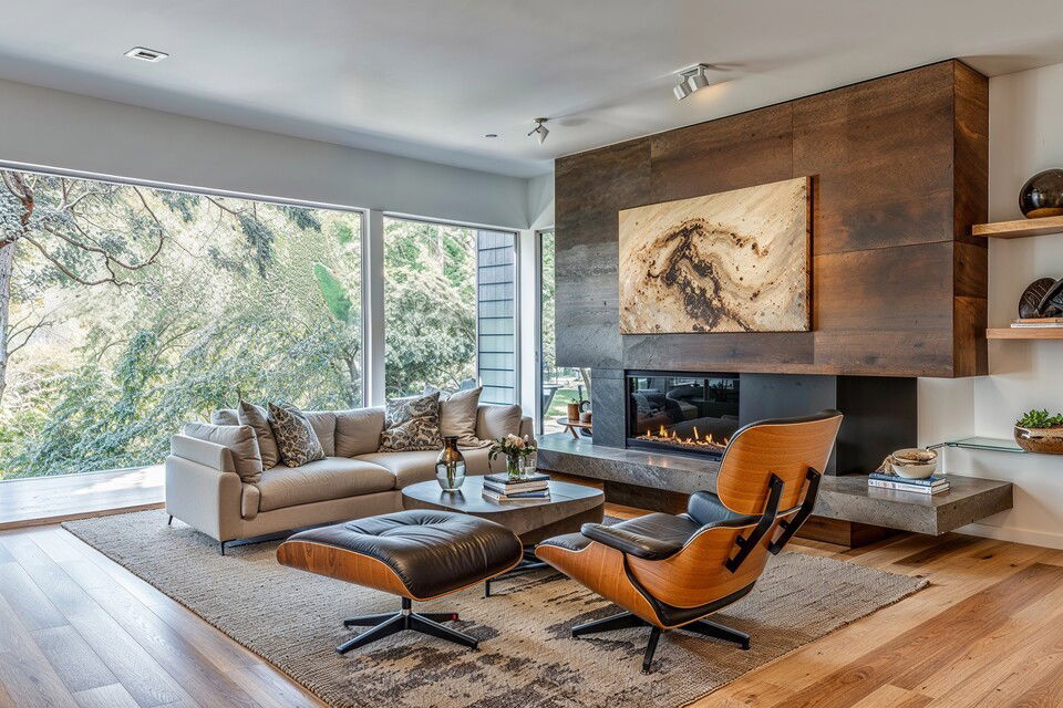 Modern Living Room Remodel 