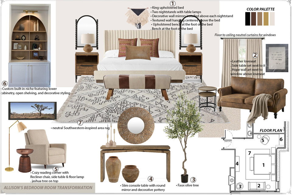 Cozy Transitional Bedroom Retreat Franzi K. Moodboard 1 thumb