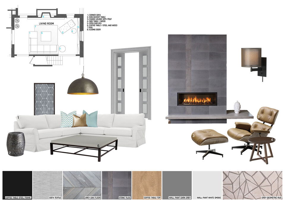 Neils Modern White Living Room Design Mladen C. Moodboard 2 thumb