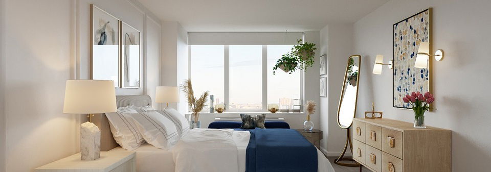 Classy & Tranquil Bedroom Interior Design- After Rendering