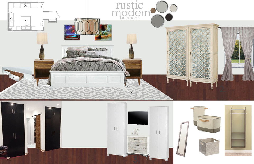 Sophisticated Bedroom Hannah C. Moodboard 1 thumb