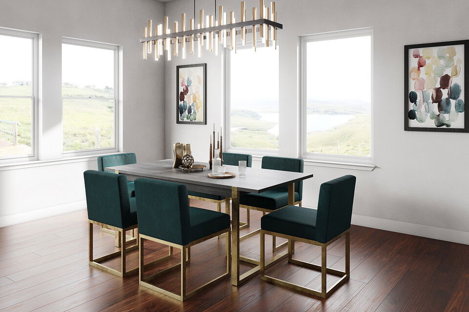 Online Designer Dining Room 3D Model 1