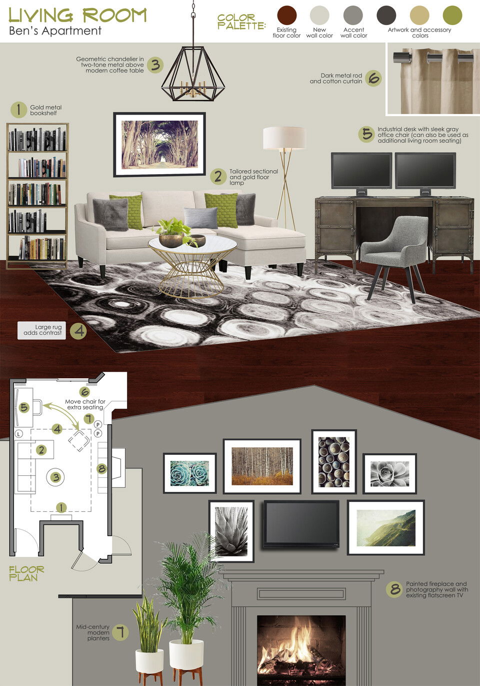 Transitional Living Room Lisa P. Moodboard 2 thumb