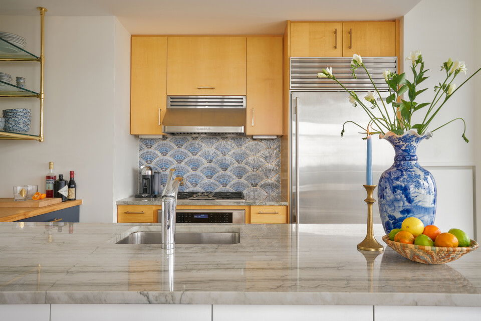 Colorful Traditional Kitchen Design