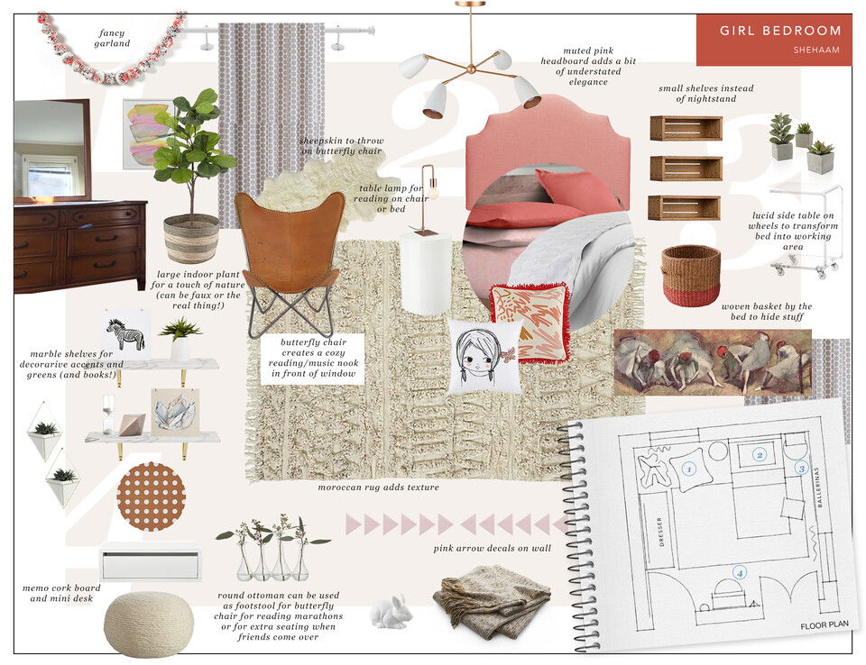 Ayuda de Diseño de Habitación para Adolescentes! Eleni P Tablero de Inspiración 1