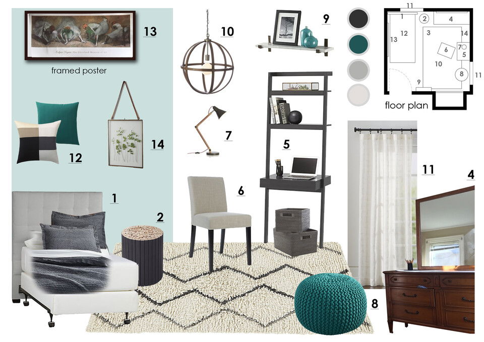 Ayuda de Diseño de Habitación para Adolescentes! Anna T Tablero de Inspiración 2