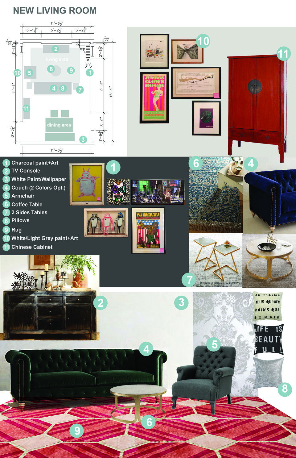 Jos Eclectic Living Room Serena Z.  Moodboard 1 thumb