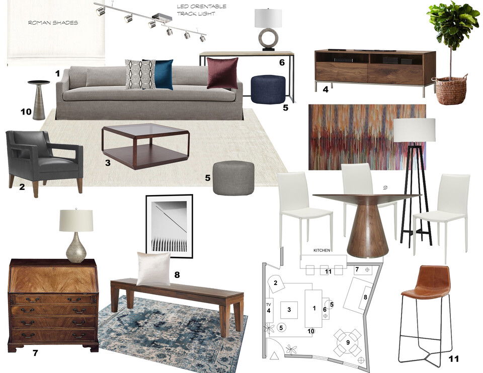 Fresh Transitional Bedroom Laura A. Moodboard 2 thumb