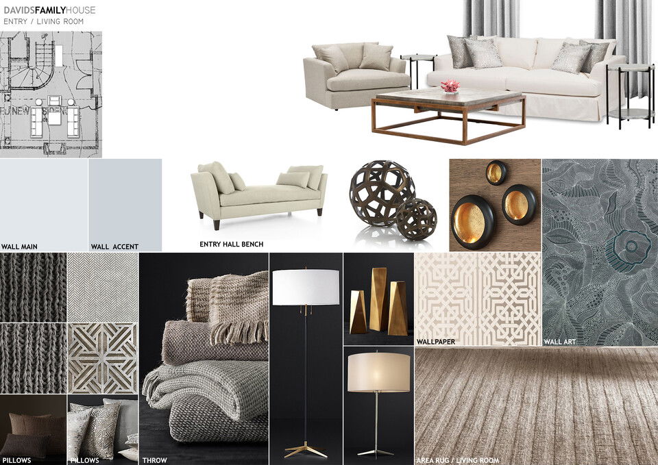 Relaxing Transitional Home & Outdoor Patio Design Mladen C. Moodboard 2 thumb