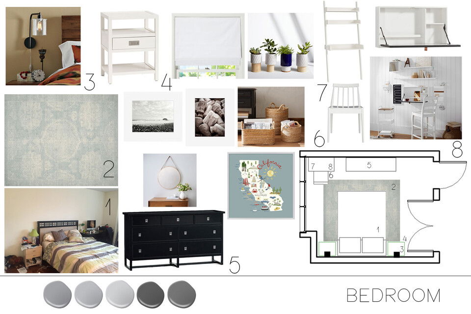 Calming Transitional Bedroom Sarah B. Moodboard 1 thumb