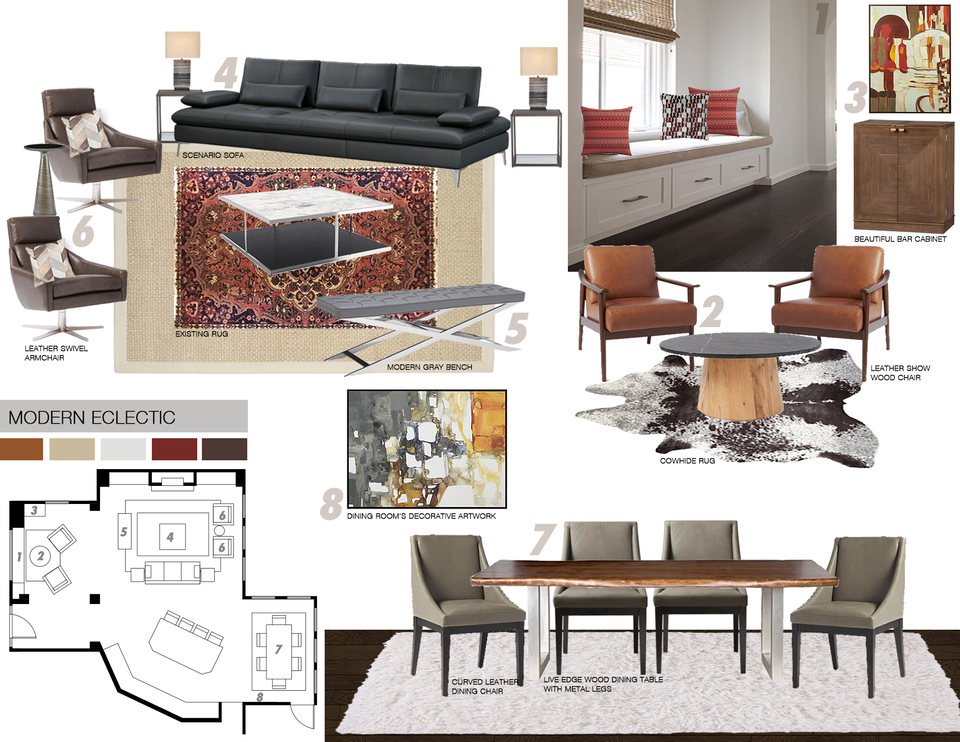 Cozy Traditional Living & Dining Picharat A.  Moodboard 2 thumb