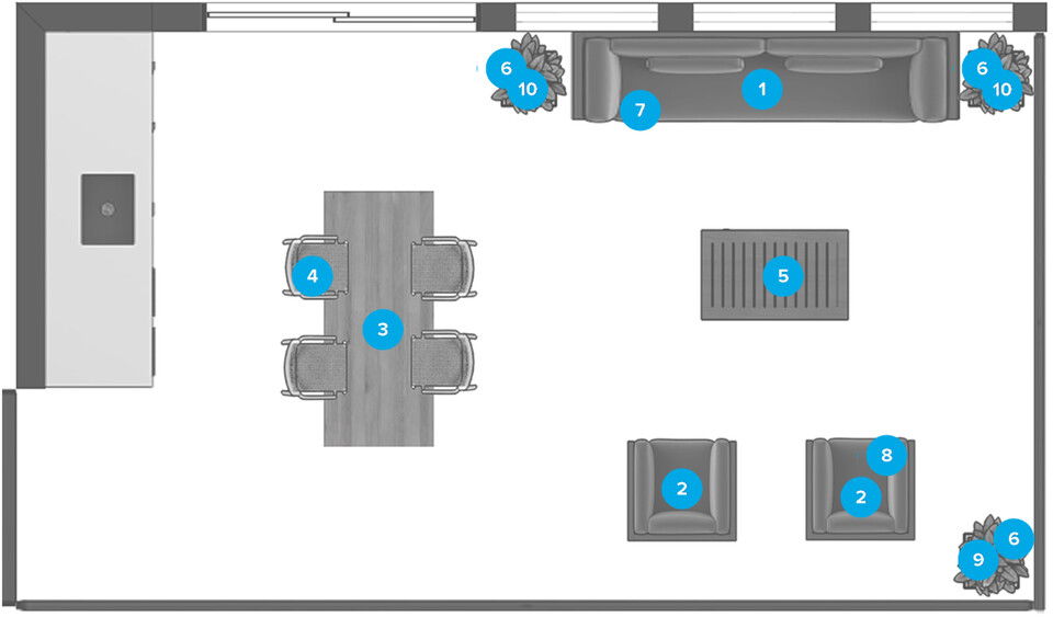 Online Designer Patio Floorplan