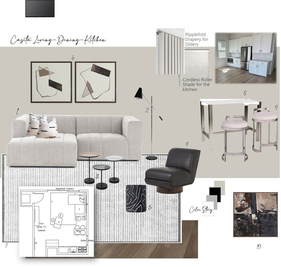 Masculine & Contemporary Casita Design Wanda P. Moodboard 1 thumb