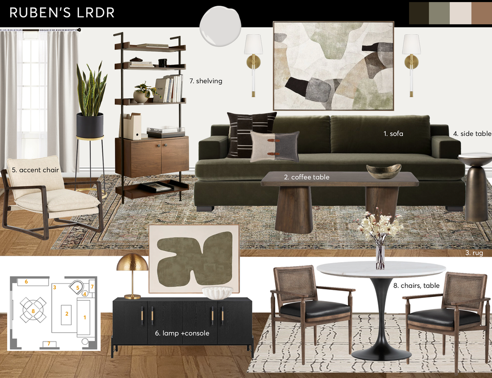 Stylish & Cozy Living Home Remodel Jessica S. Moodboard 1 thumb