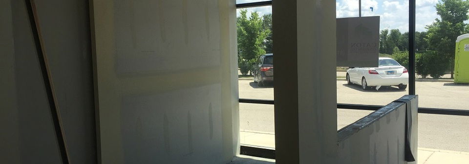 Contemporary Dental Office Front Lobby Design- Before Photo