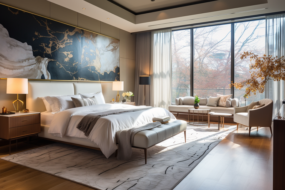 Modern Sophisticated Bedroom Interior Design