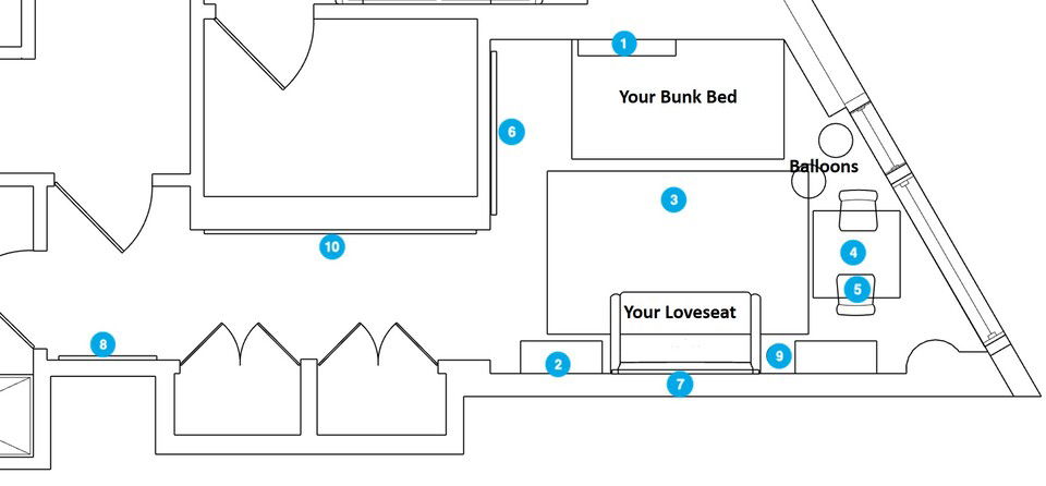 Online Designer Nursery Floorplan