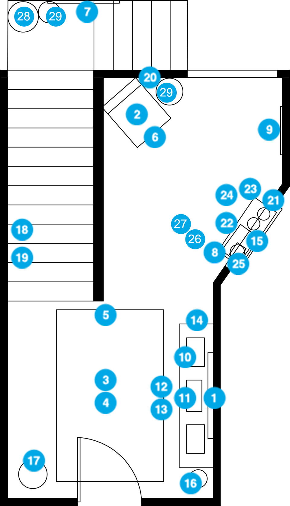 Online Designer Hallway/Entry Floorplan