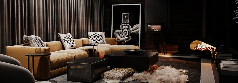 Modern Moody Interior Design by top Sparks interior designers