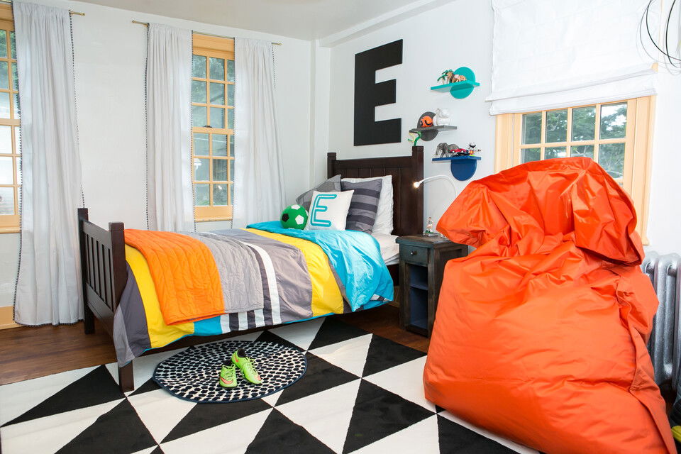 Modern Fun & Colorful Kids Bedroom