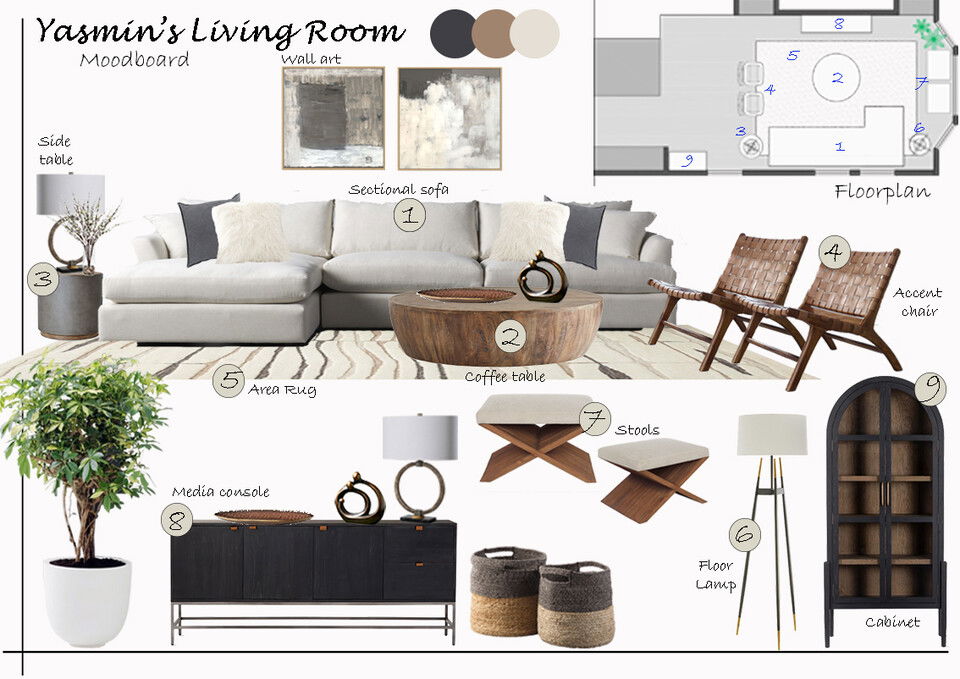 Full Home Japandi Style Remodel Liana S. Moodboard 2 thumb